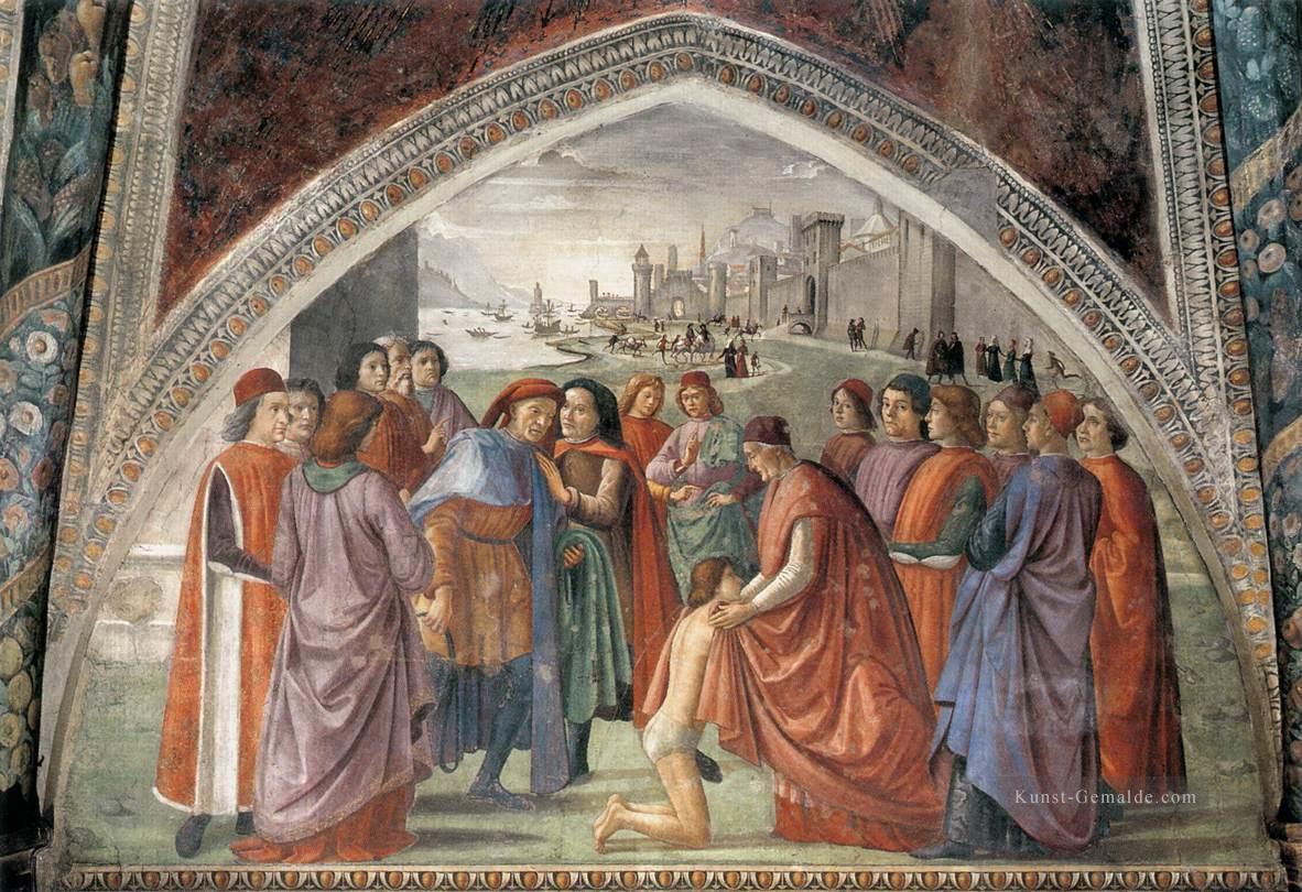 Entsagung von Worldy Waren Florenz Renaissance Domenico Ghirlandaio Ölgemälde